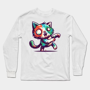 Zombie cat Long Sleeve T-Shirt